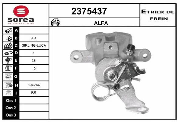 Brake Caliper (2375437)
