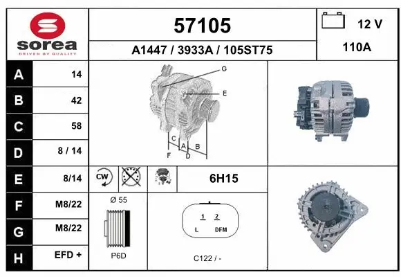 Alternator (57105)