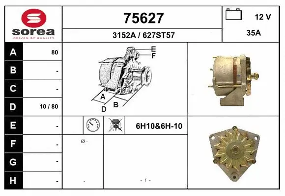 Alternator (75627)