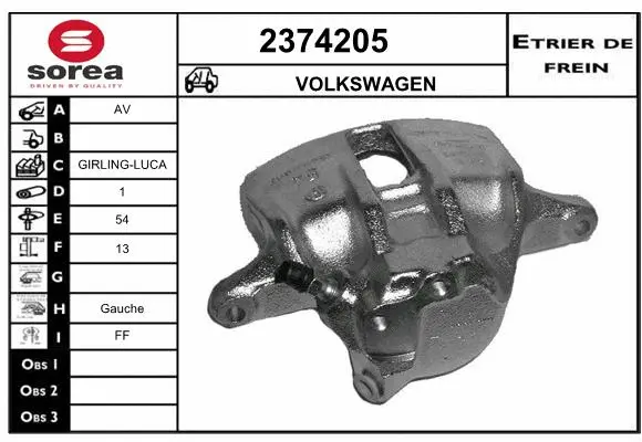 Brake Caliper (2374205)