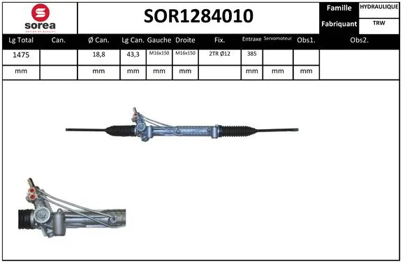 Steering Gear (SOR1284010)