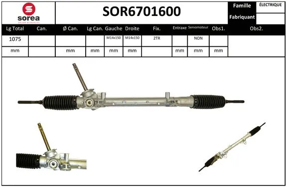 Steering Gear (SOR6701600)