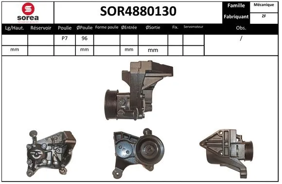 Hydraulic Pump, steering (SOR4880130)