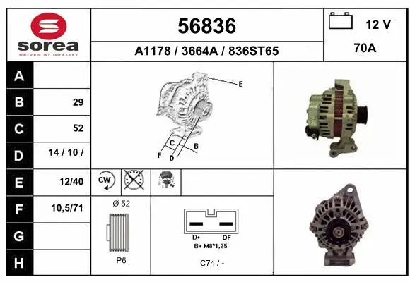 Alternator (56836)