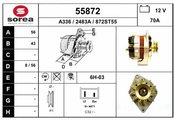 Alternator (55872)