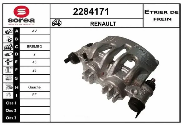 Brake Caliper (2284171)
