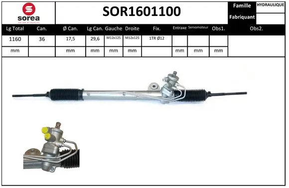 Steering Gear (SOR1601100)