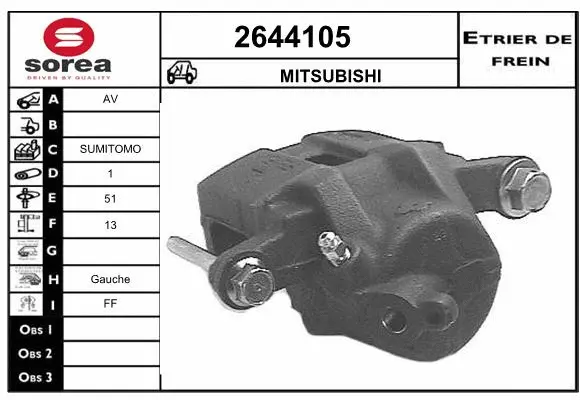 Brake Caliper (2644105)