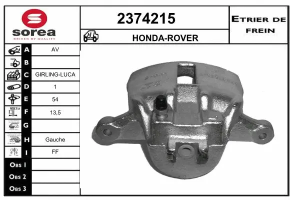 Brake Caliper (2374215)