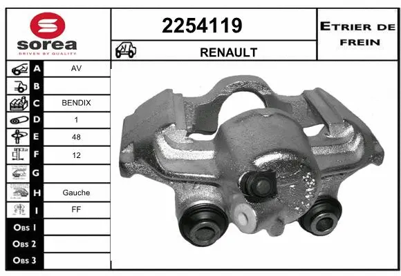 Brake Caliper (2254119)