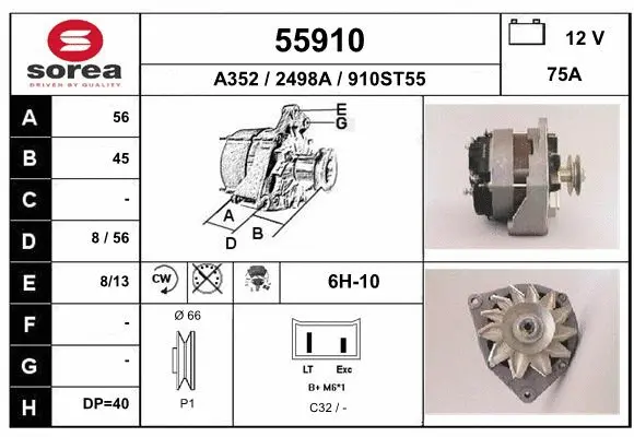 Alternator (55910)