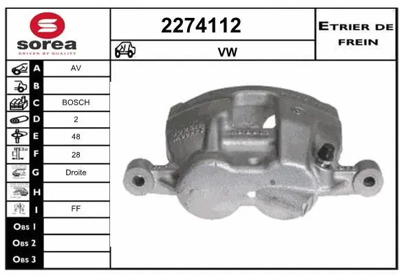 Brake Caliper (2274112)