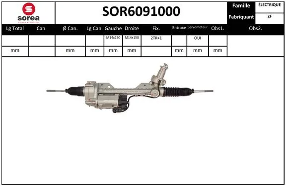 Steering Gear (SOR6091000)