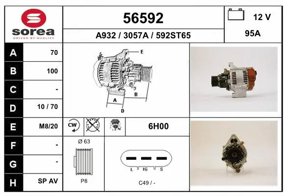 Alternator (56592)