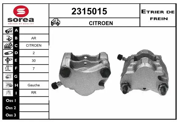 Brake Caliper (2315015)