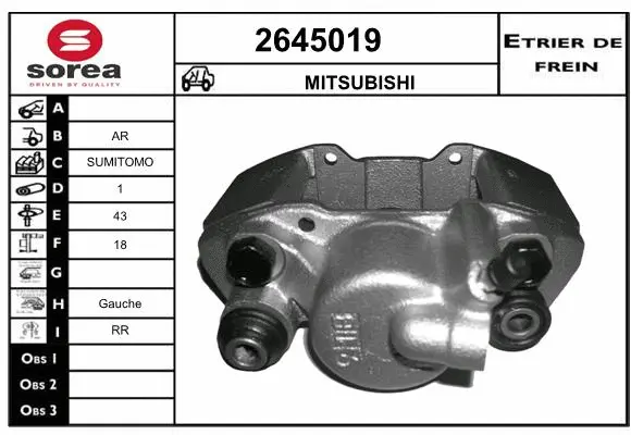 Brake Caliper (2645019)