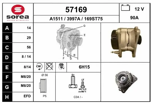 Alternator (57169)