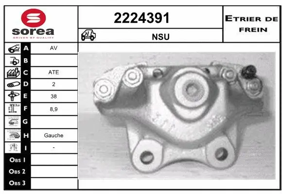 Brake Caliper (2224391)