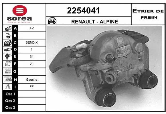 Brake Caliper (2254041)