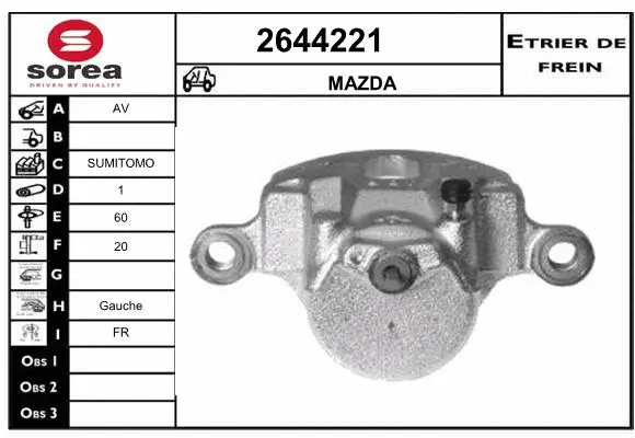 Brake Caliper (2644221)