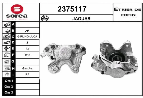 Brake Caliper (2375117)