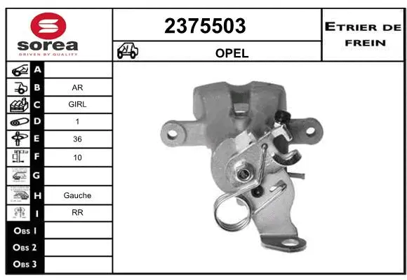 Brake Caliper (2375503)