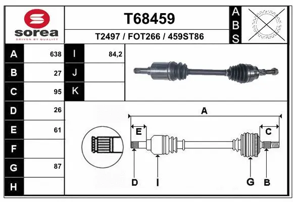 Drive Shaft (T68459)