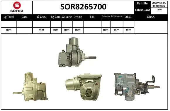 Steering Column (SOR8265700)