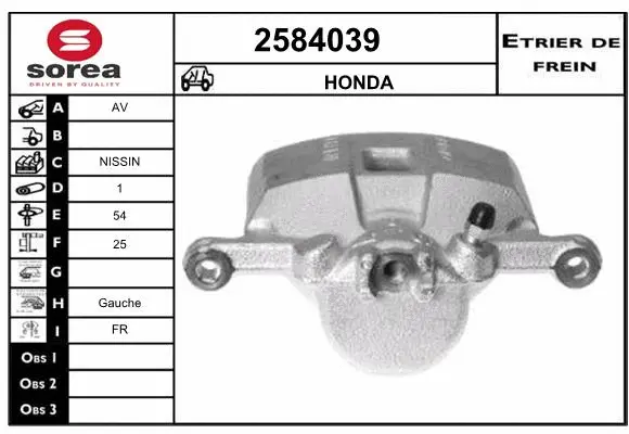 Brake Caliper (2584039)