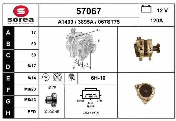 Alternator (57067)
