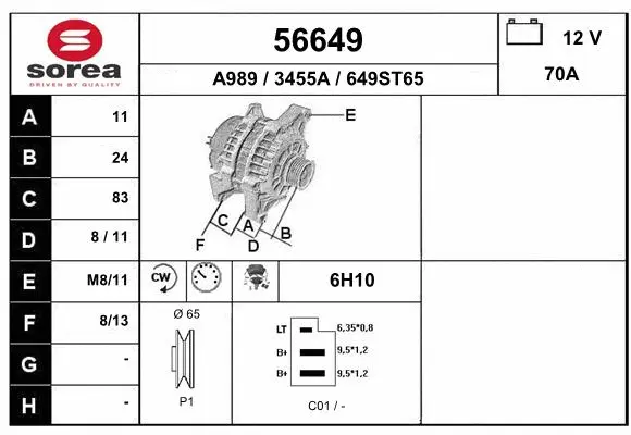 Alternator (56649)