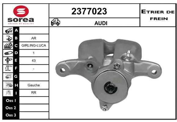 Brake Caliper (2377023)