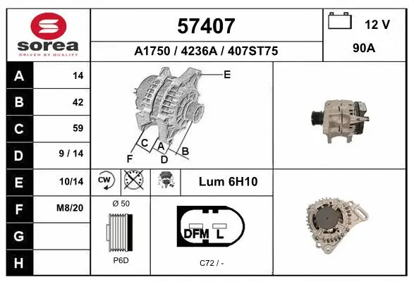 Alternator (57407)