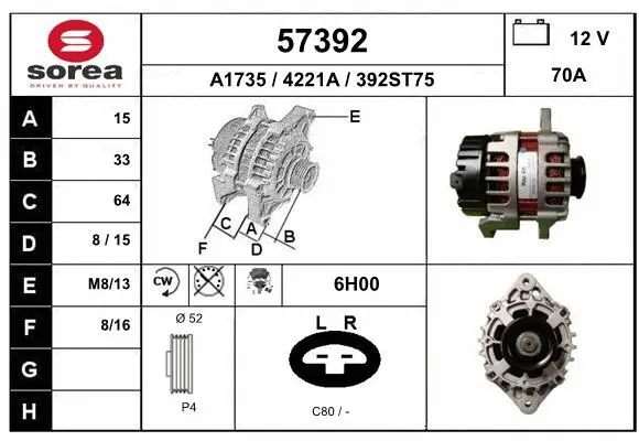 Alternator (57392)