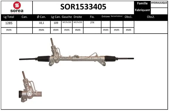 Steering Gear (SOR1533405)