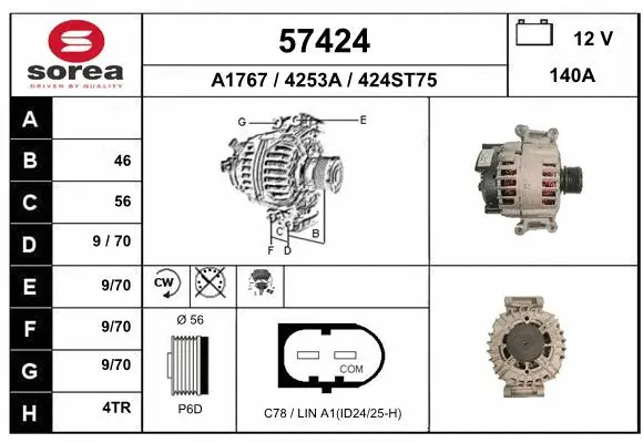 Alternator (57424)