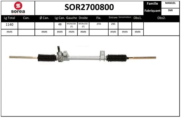 Steering Gear (SOR2700800)