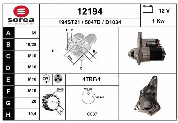 Starter (12194)