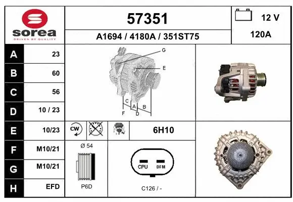 Alternator (57351)