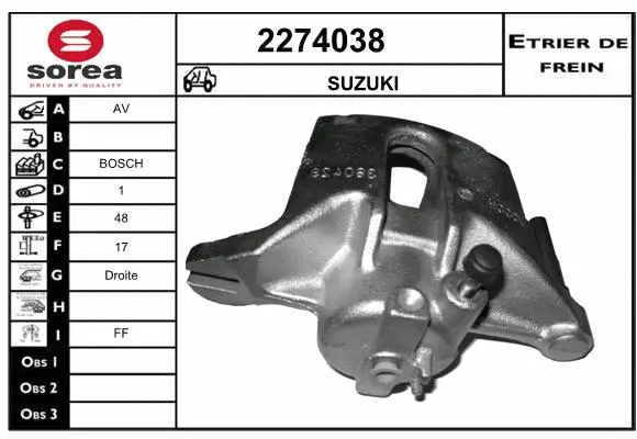 Brake Caliper (2274038)