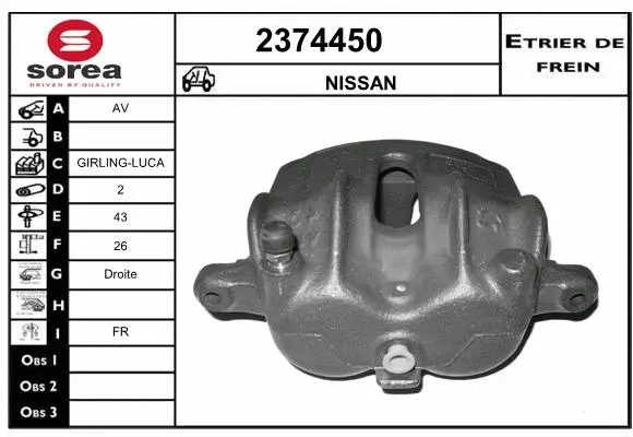 Brake Caliper (2374450)