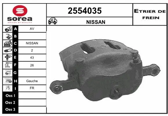 Brake Caliper (2554035)
