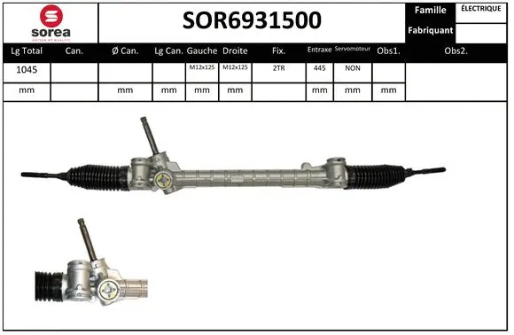 Steering Gear (SOR6931500)
