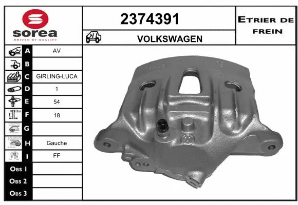 Brake Caliper (2374391)