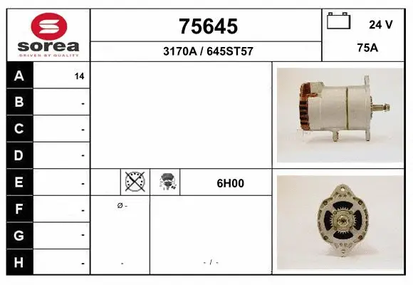Alternator (75645)