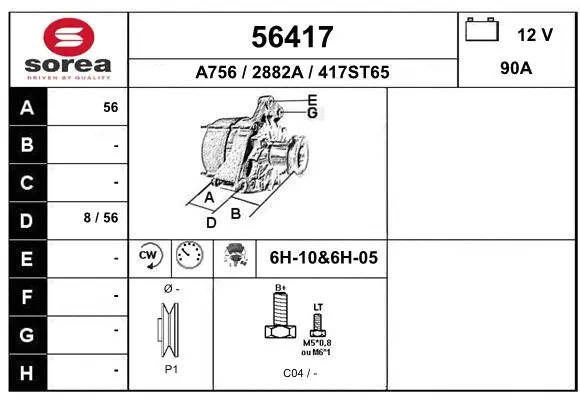 Alternator (56417)