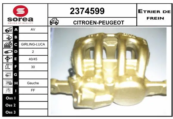 Brake Caliper (2374599)