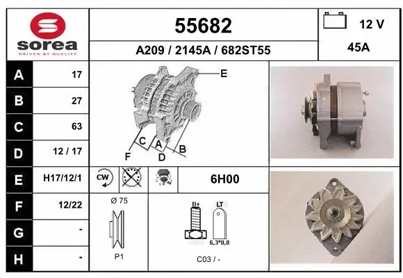 Alternator (55682)