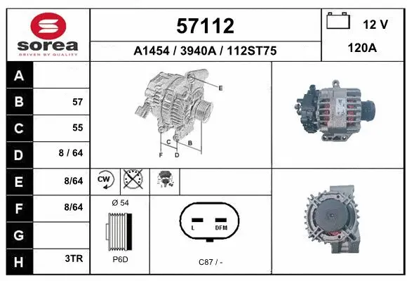 Alternator (57112)