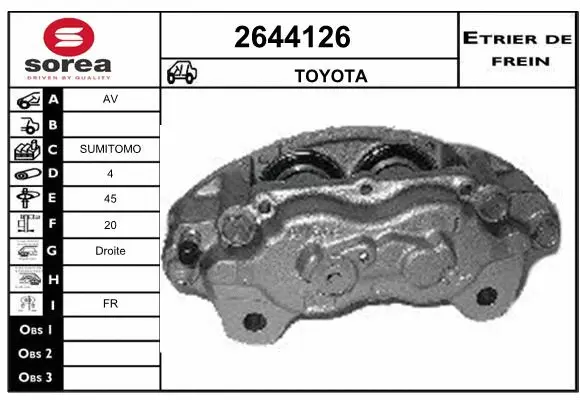 Brake Caliper (2644126)